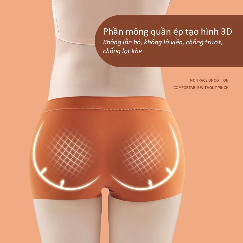 Quần Lót Đúc Chống Lộ Viền Chống Cuộn Chống Lọt Khe Kháng Khuẩn Ôm Full Vòng 3 Cao Cấp P427
