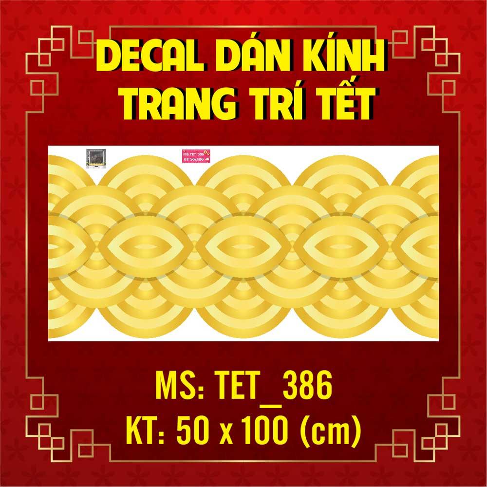 DECAL TRANG TRÍ TẾT 2023 COMBO SỐ 77