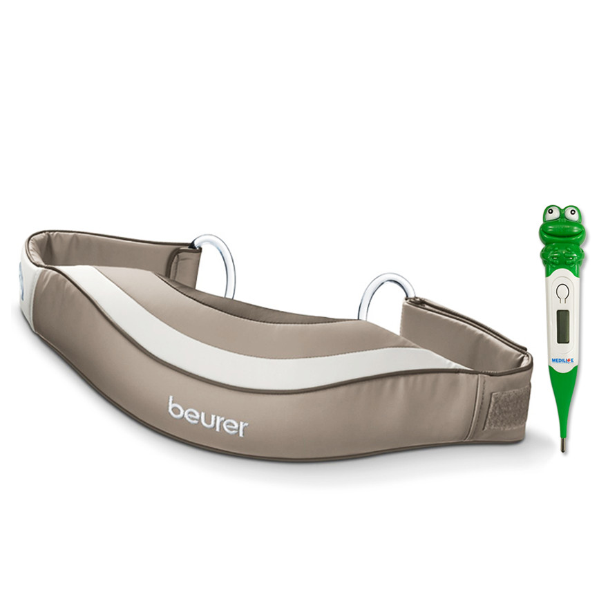 Combo Đai Massage Vai, Cổ, Gáy Beurer MG148 + Nhiệt Kế Điện Tử Đầu Mềm Medilife