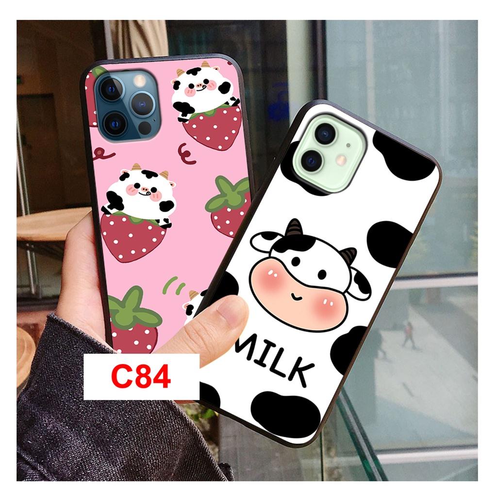 Ốp Lưng Dành Cho Iphone 11 Series - Iphone 12Series In Hình Bò Sữa Đa Dạng Màu Sắc
