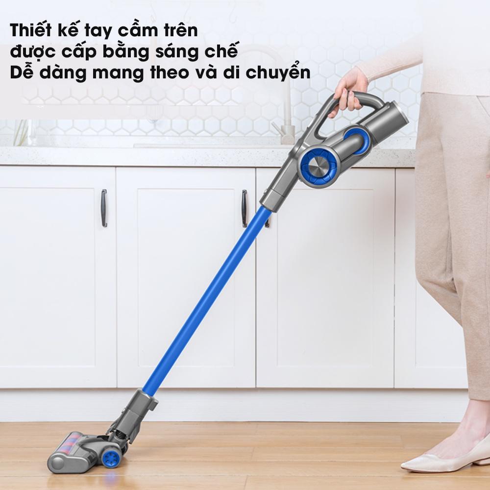 Máy hút bụi Cầm Tay không dây JIMMY H8 Áp lực hút 25000Pa Lực hút Mạnh Pin Tháo Rời Nhiều Đầu Hút Nhẹ Nhiều Chế Độ Hút-Hàng Chính Hãng