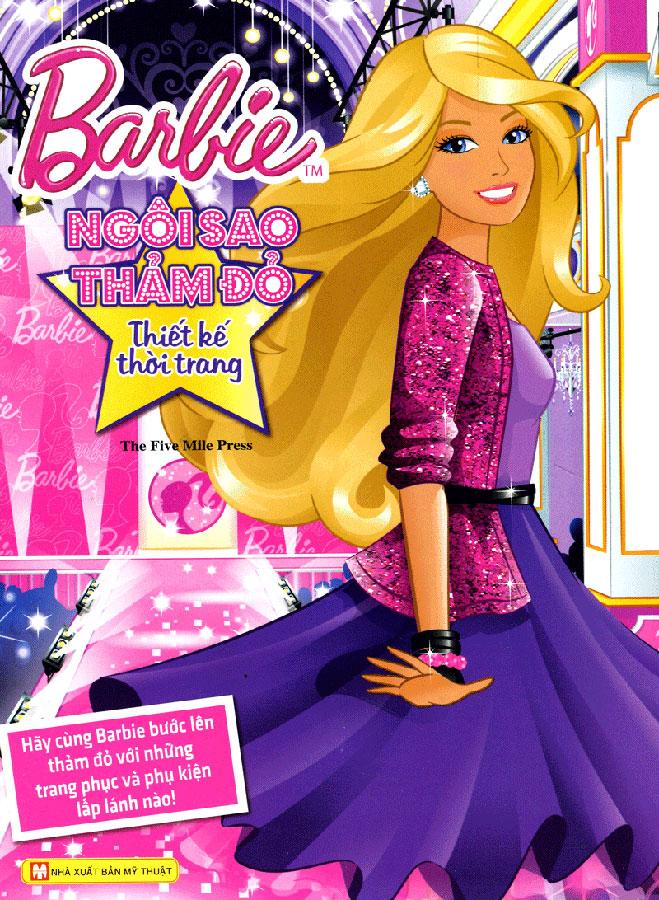 Sách Barbie Thiết Kế Thời Trang - Ngôi Sao Thảm Đỏ