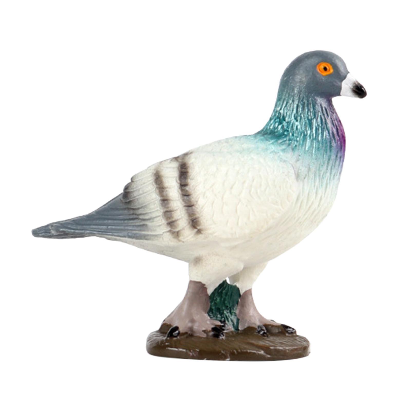 Durable Bird Figurine Ornament Fine Workmanship Bird Statue for Bookshelf Desktop