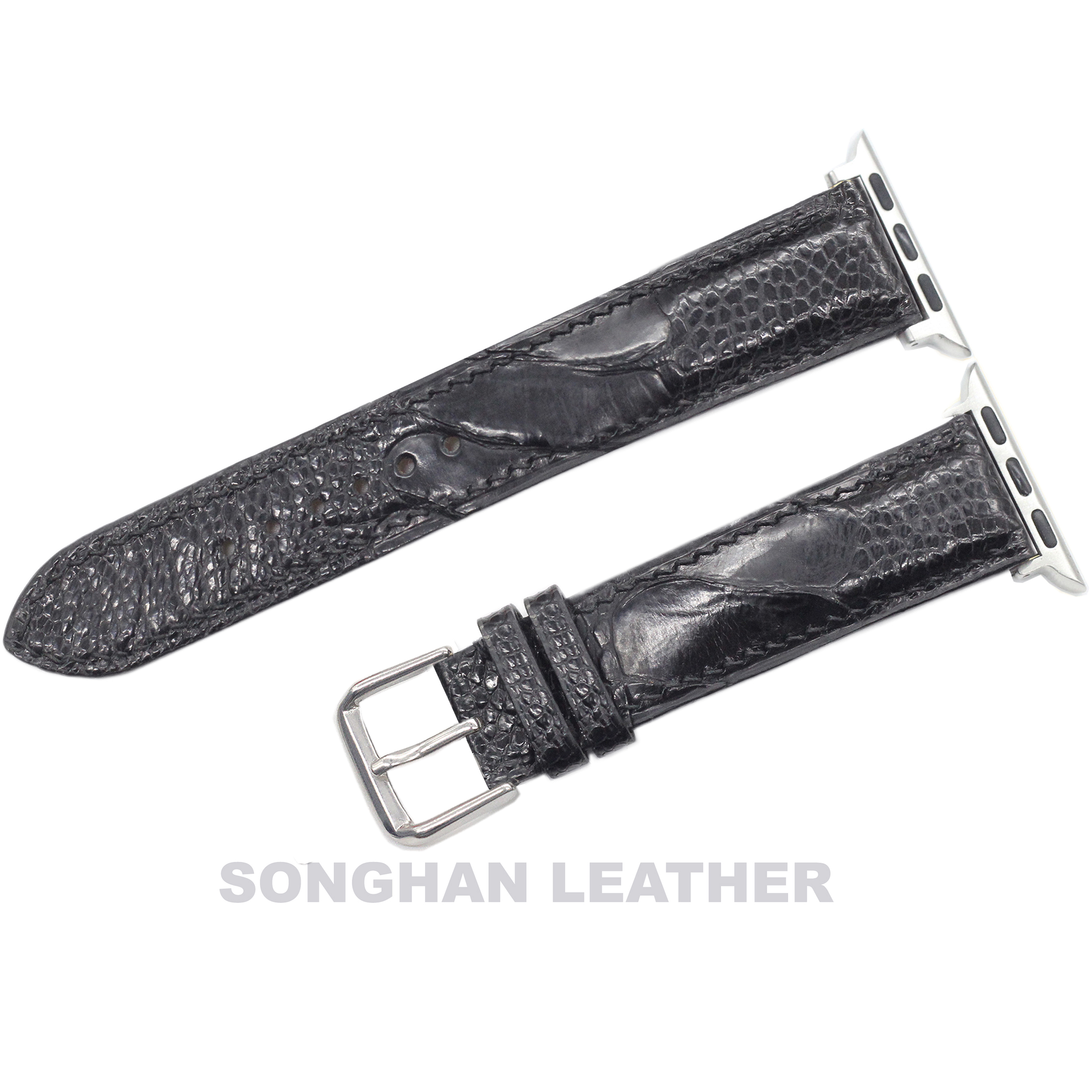 DÂY DA ĐÀ ĐIỂU THẬT HANDMADE HÀNG CHÍNH HÃNG SONGHAN LEATHER DÂY ĐEO THAY THẾ DÀNH CHO APPLE WATCH,   PHÙ HỢP CÁC DÒNG SERIES 1-2-3-4-5-6-SE-7 38mm 40mm 41mm 42mm 44mm 45mm AWOS-01T