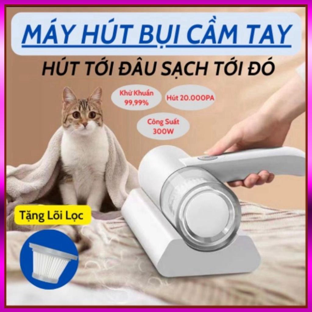 Máy hút bụi giường đệm SR-269, Máy hút bụi mini cầm tay không dây diệt khuẩn UV