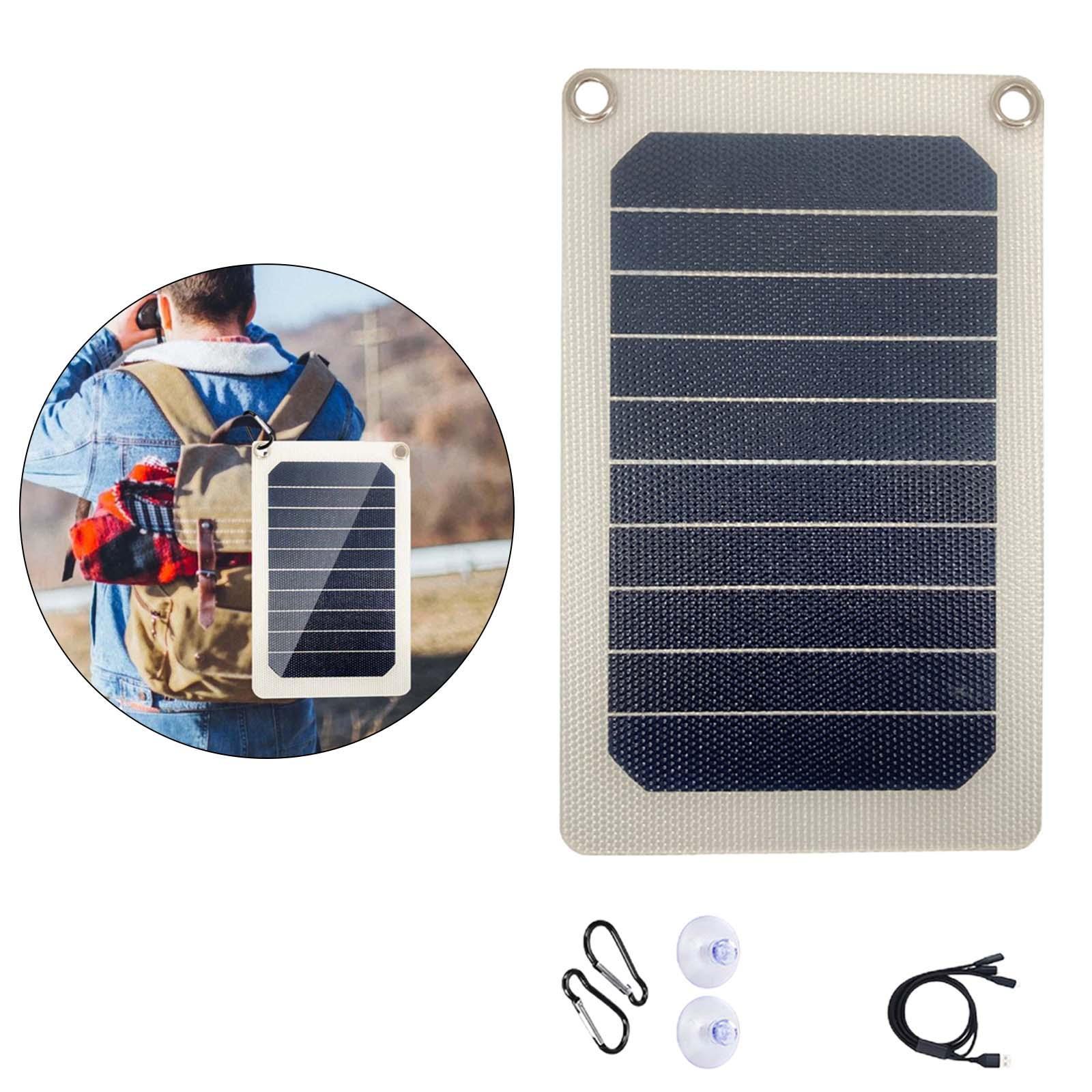 Backpack Solar Panel Charger USB Port for Electronic Products Mobile Phone