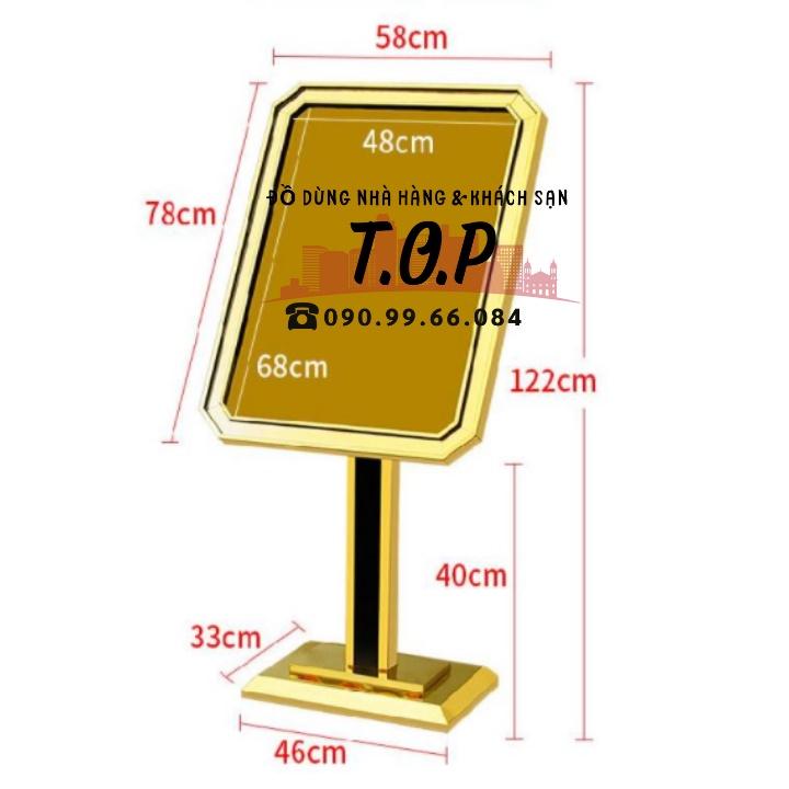 Bảng Chỉ Dẫn, Bảng Menu, Bảng Thông Báo Nhà Hàng Khách Sạn