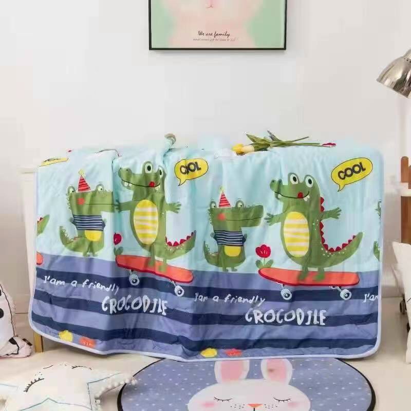 Chăn Mền Cotton Đũi Trẻ Em Luôn Được Các Mẹ Và Bé Yêu Thích - Tặng 10 chiếc chun