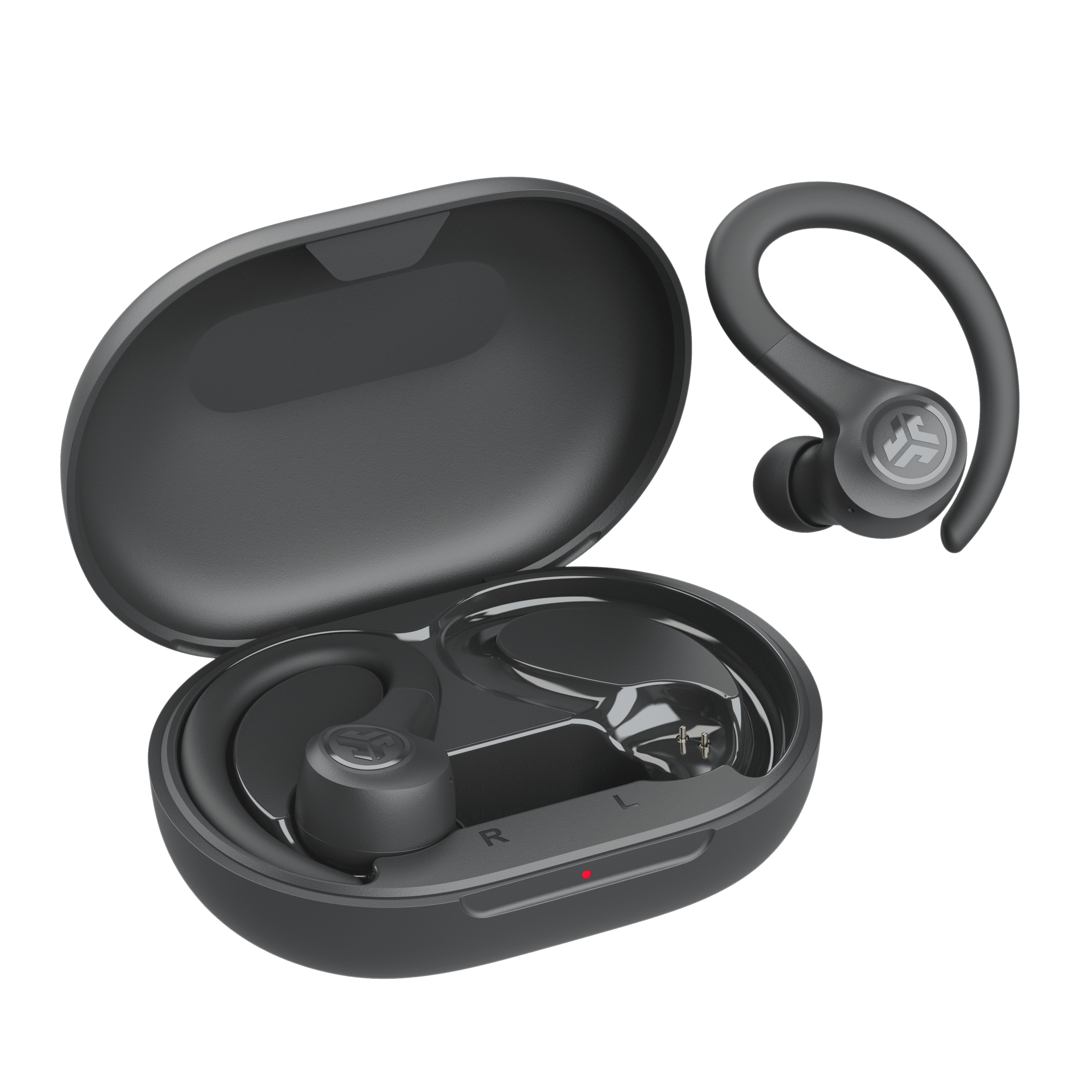 Tai nghe không dây True Wireless JLab GO Air Sport màu đen - Kết nối Bluetooth - Chống mồ hôi IP55 - Hàng chính hãng - Bảo hành 2 năm