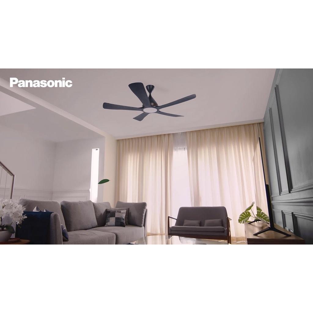 Quạt trần 5 cánh Panasonic F-60DGN (điều khiển bằng ứng dụng, kết nối Wifi, tích hợp đèn Led)_Hàng chính hãng