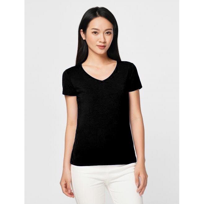 Áo Thun Cổ Tim Nam Nữ Vải Cotton Dày Đẹp Mặc rất Thoải mái