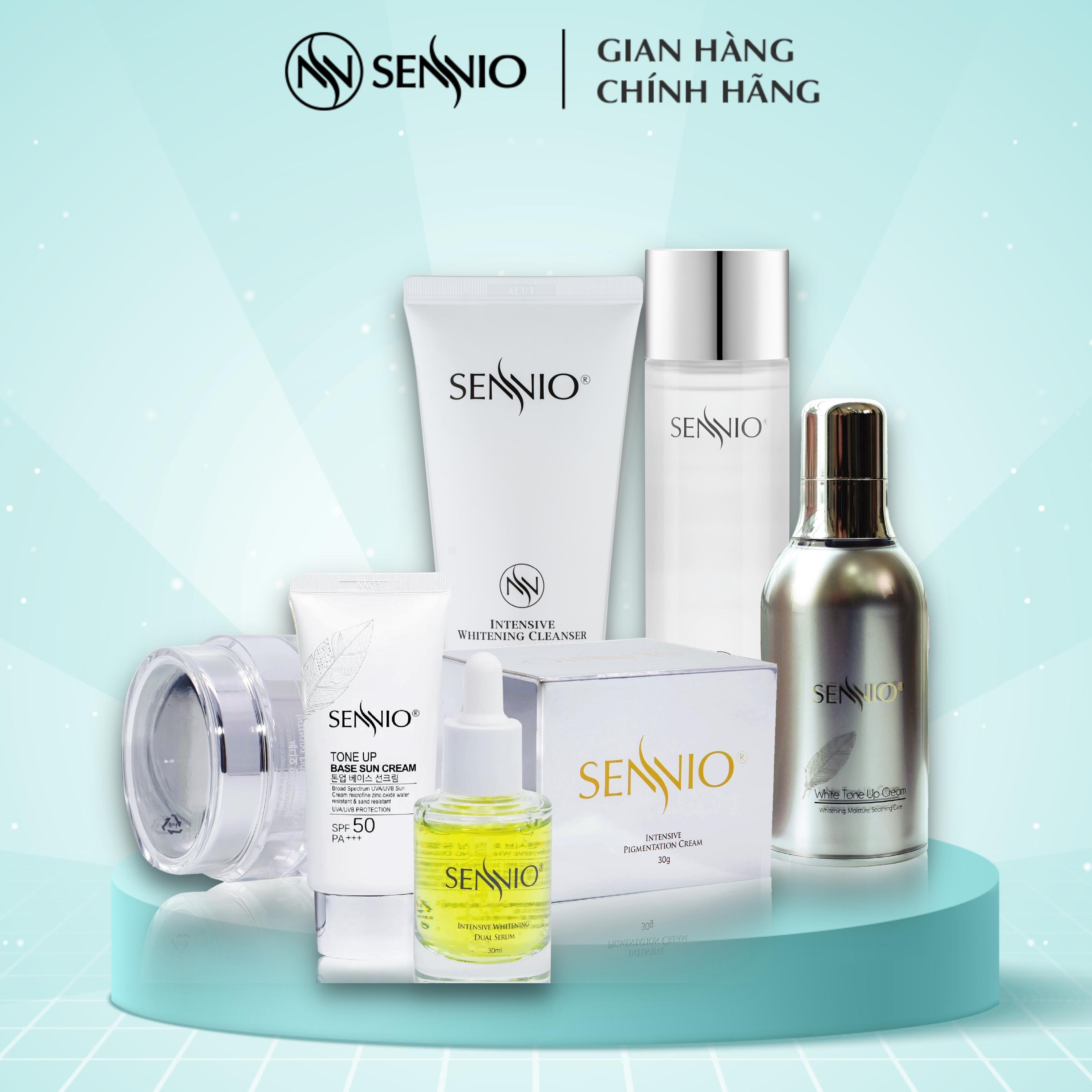 Bộ Mỹ Phẩm Làm Mờ Nám, Dưỡng Trắng Da Sennio 6 Sản Phẩm - SNO 820