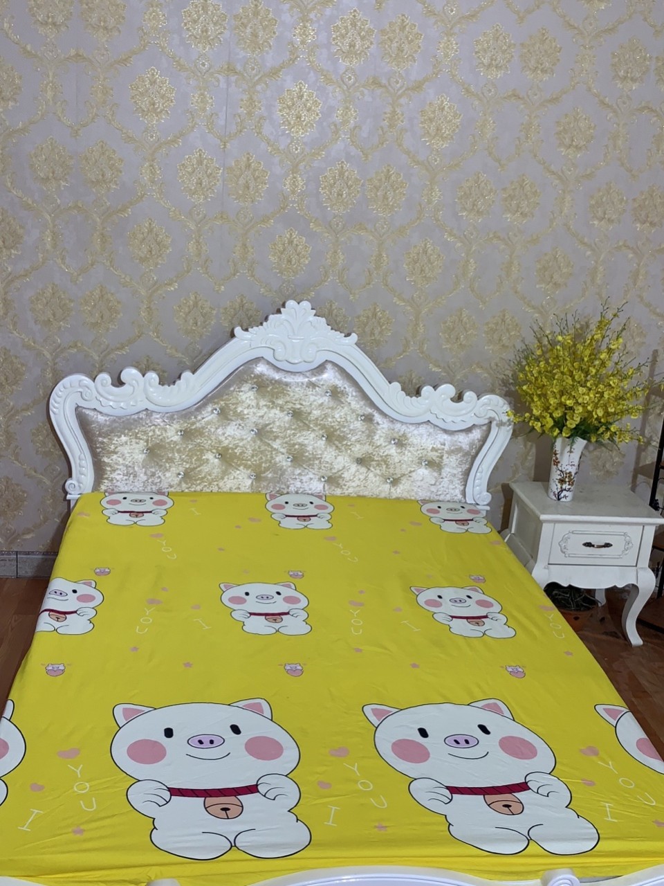 Ga Chống Thấm Cotton TCTC - Heo Vàng