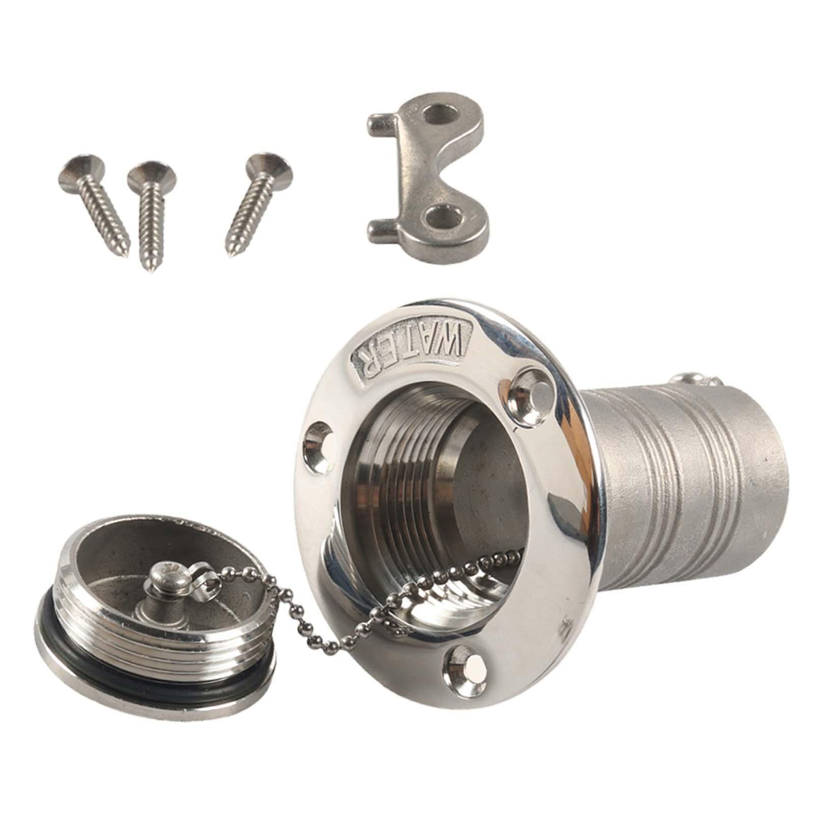 Deck Filler for Water Fuel Filler Yacht Boat Deck Fill Marine Hardware