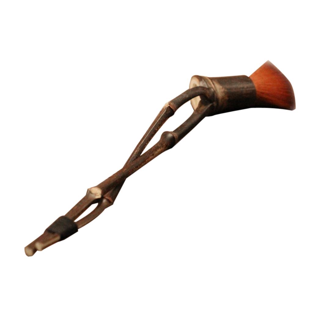 Bamboo Pen Brush Handmade Tea Brush Coffeepot Teapot Brush Thin 20cm