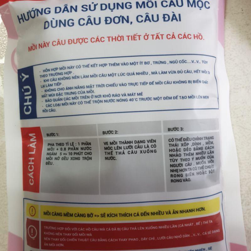 Combo 4 gói mồi câu Mộc Đỏ / Mồi câu tổng hợp