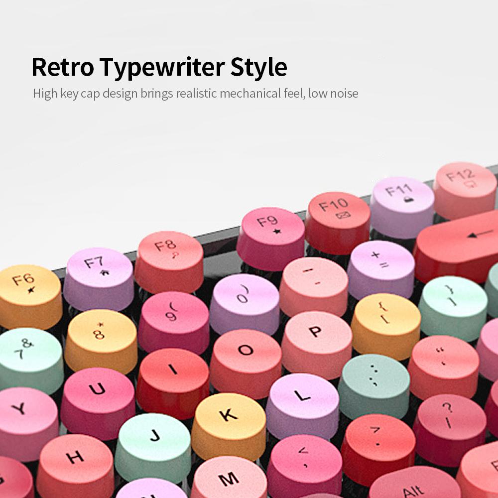 Bộ bàn phím không dây Mofii Sweet Keyboard Combo Màu hỗn hợp 2.4G cho máy tính xách tay PC