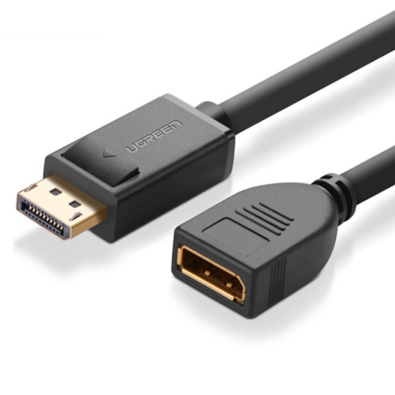 Cáp nối dài DisplayPort 1 đầu đực, 1 đầu cái dài 2M UGREEN DP104 10225 - Hàng chính hãng