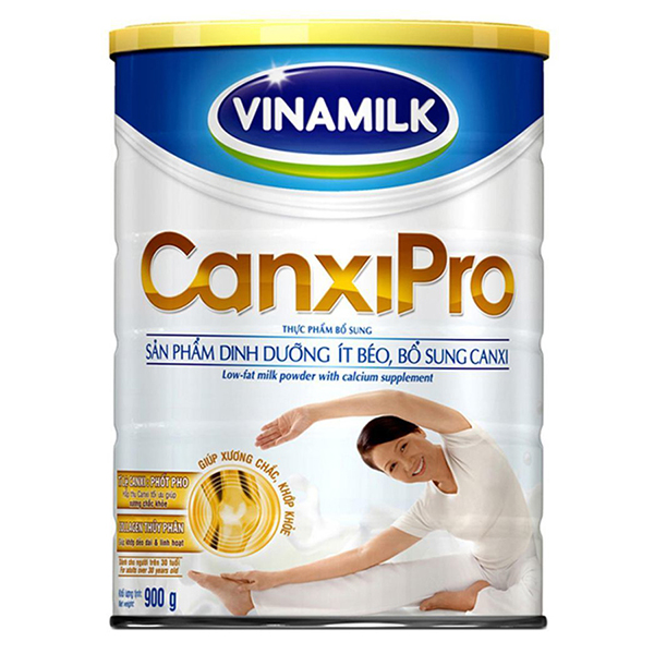 Sữa Bột Vinamilk CanxiPro (900g / Hộp Thiếc)