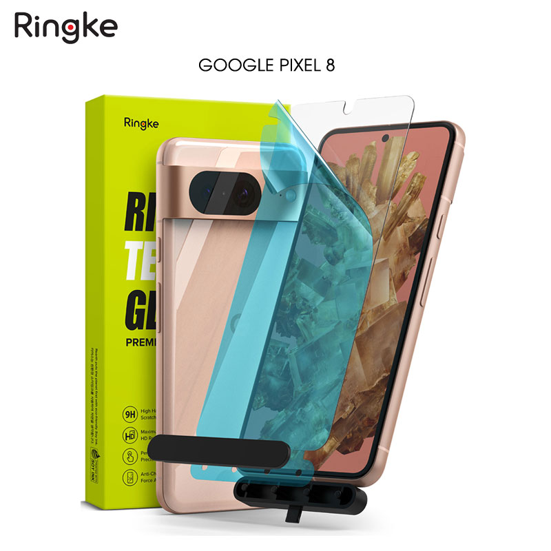 Dán cường lực dành cho Google Pixel 8 Pro / Pixel 8 RINGKE Tempered Glass - Hàng Chính Hãng