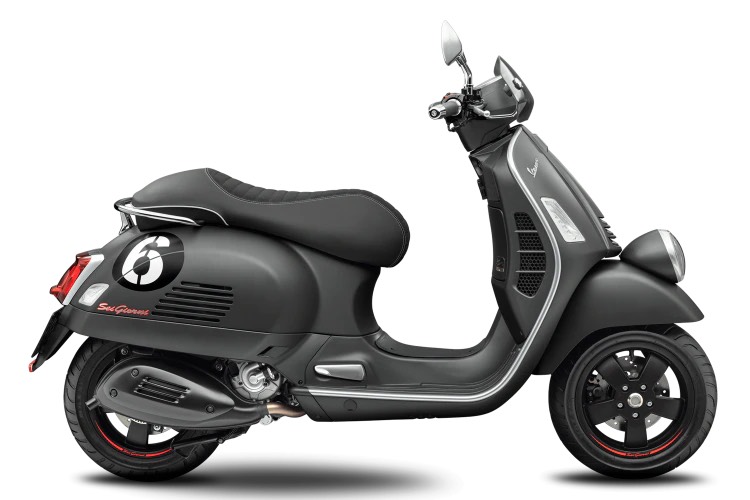 Xe Tay Ga Vespa SEI GIORNI 300 Màu Xám Sần