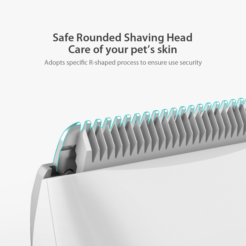 Máy Cắt Tỉa Lông Cho Thú Cưng Xiaomi Mijia Pawbby Pet Shaver 2000mah Độ Rung Thấp Giảm Tiếng Ồn Có Thể Tháo Rời An Toàn - Màu Trắng