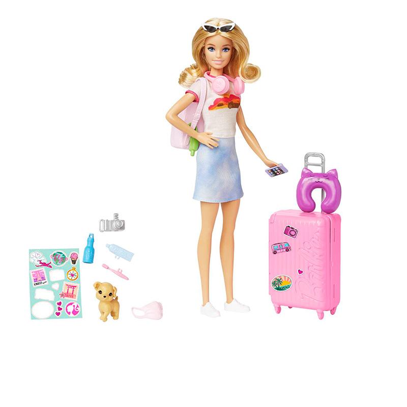 Đồ Chơi BARBIE Thời Trang Du Lịch Của Barbie HJY18