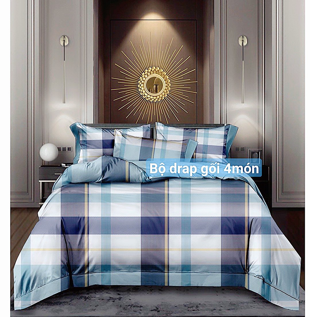 Bộ drap gối Tencel vải nhập Hàn Quốc đỉnh cao mát mềm mại