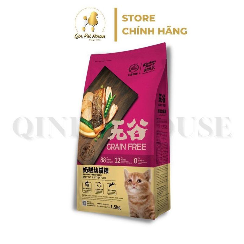 Thức ăn hạt cho mèo Kitchen Flavor Nội địa trung 1.5Kg