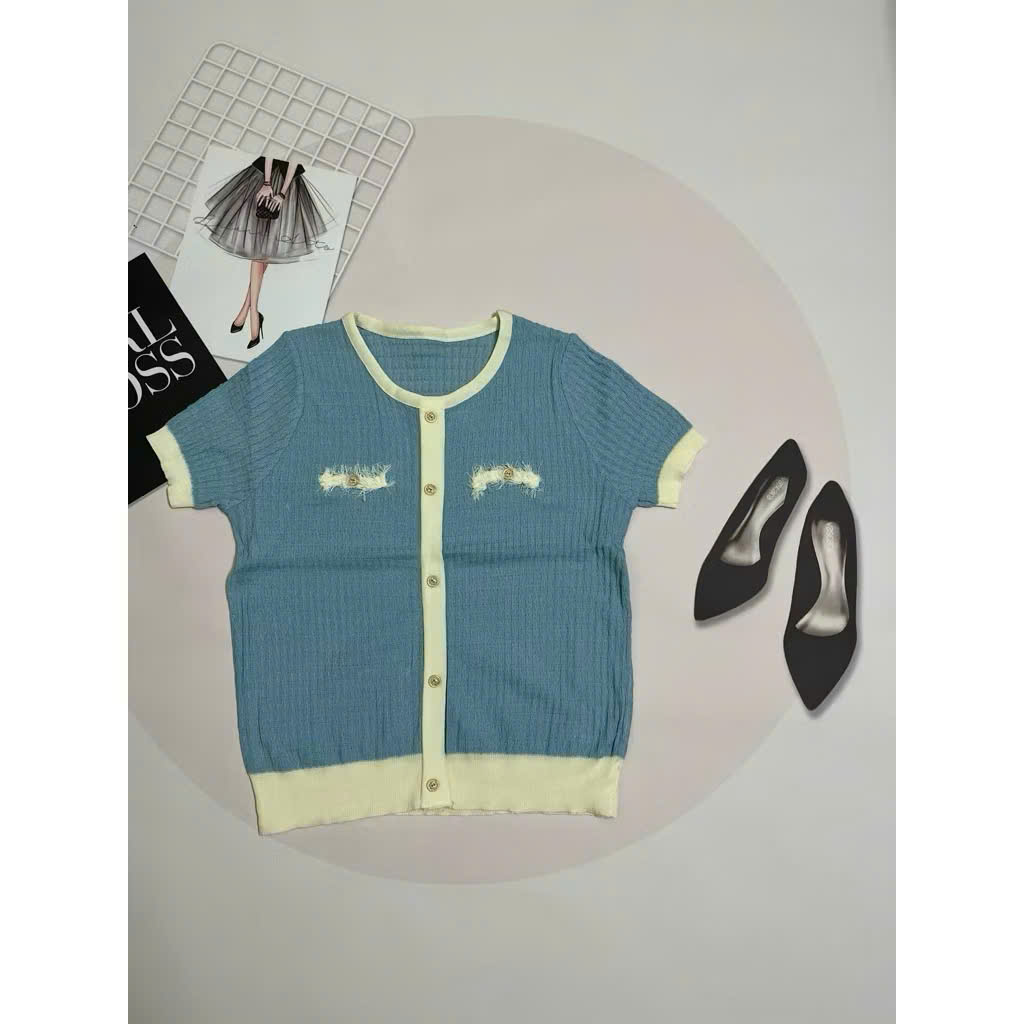 Áo len mongtoghi QC,áo len dệt kim nữ hàng thanh lý mới họa tiết dễ thương size 45-57kg