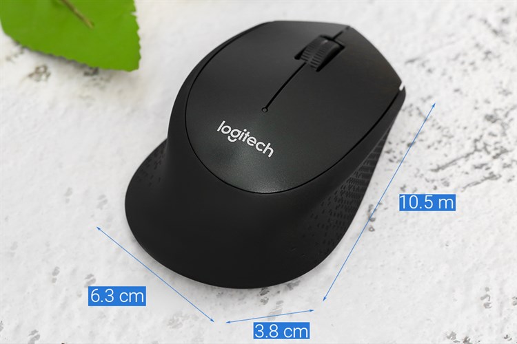 Chuột Không Dây LOGITECH M331 Silent | Màu Đen | Hàng Chính Hãng