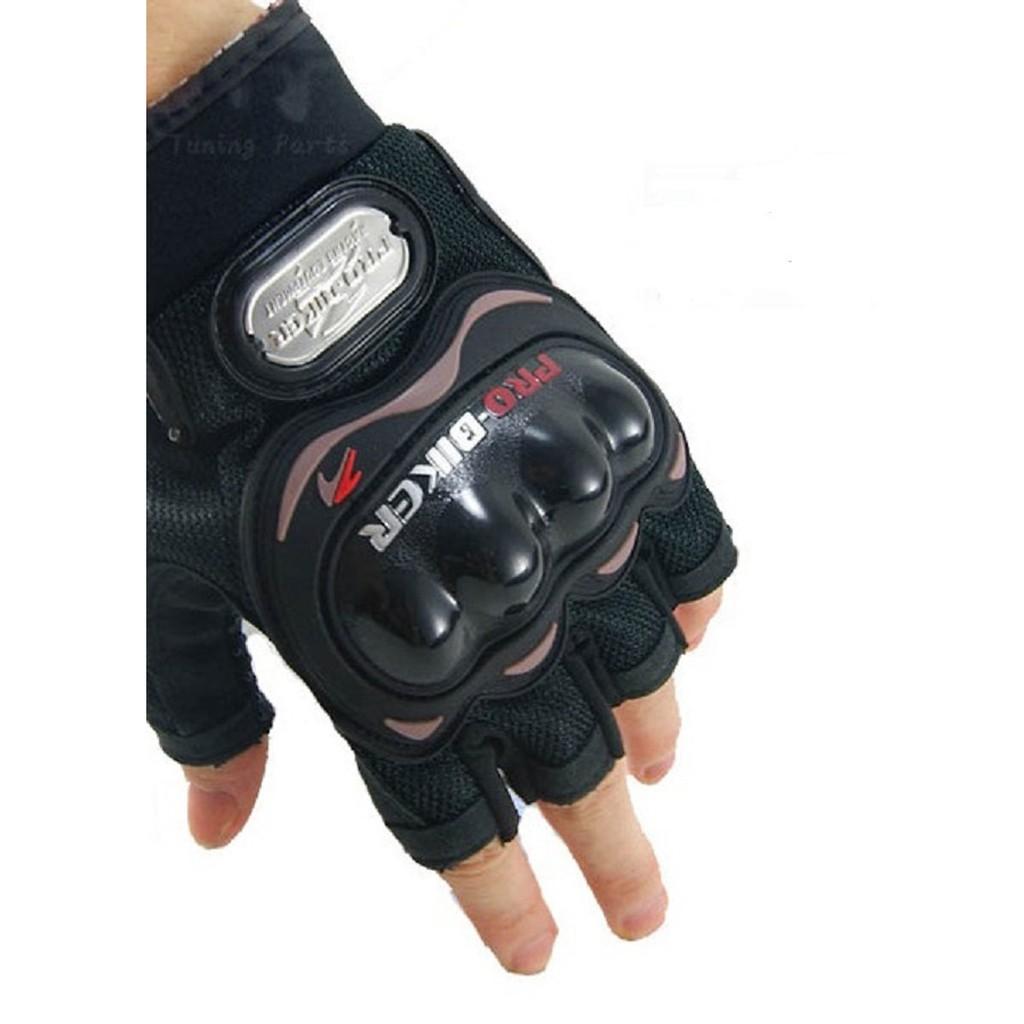 Găng tay cụt ngón có gù bảo vệ - XXL: 80-85kg