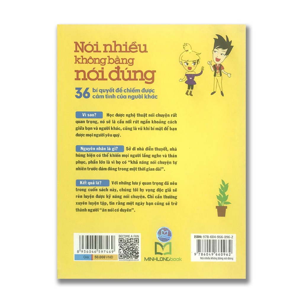 Nói Nhiều Không Bằng Nói Đúng - 36 Bí Quyết Để Chiếm Được Cảm Tình Của Người Khác (Sách dịch)