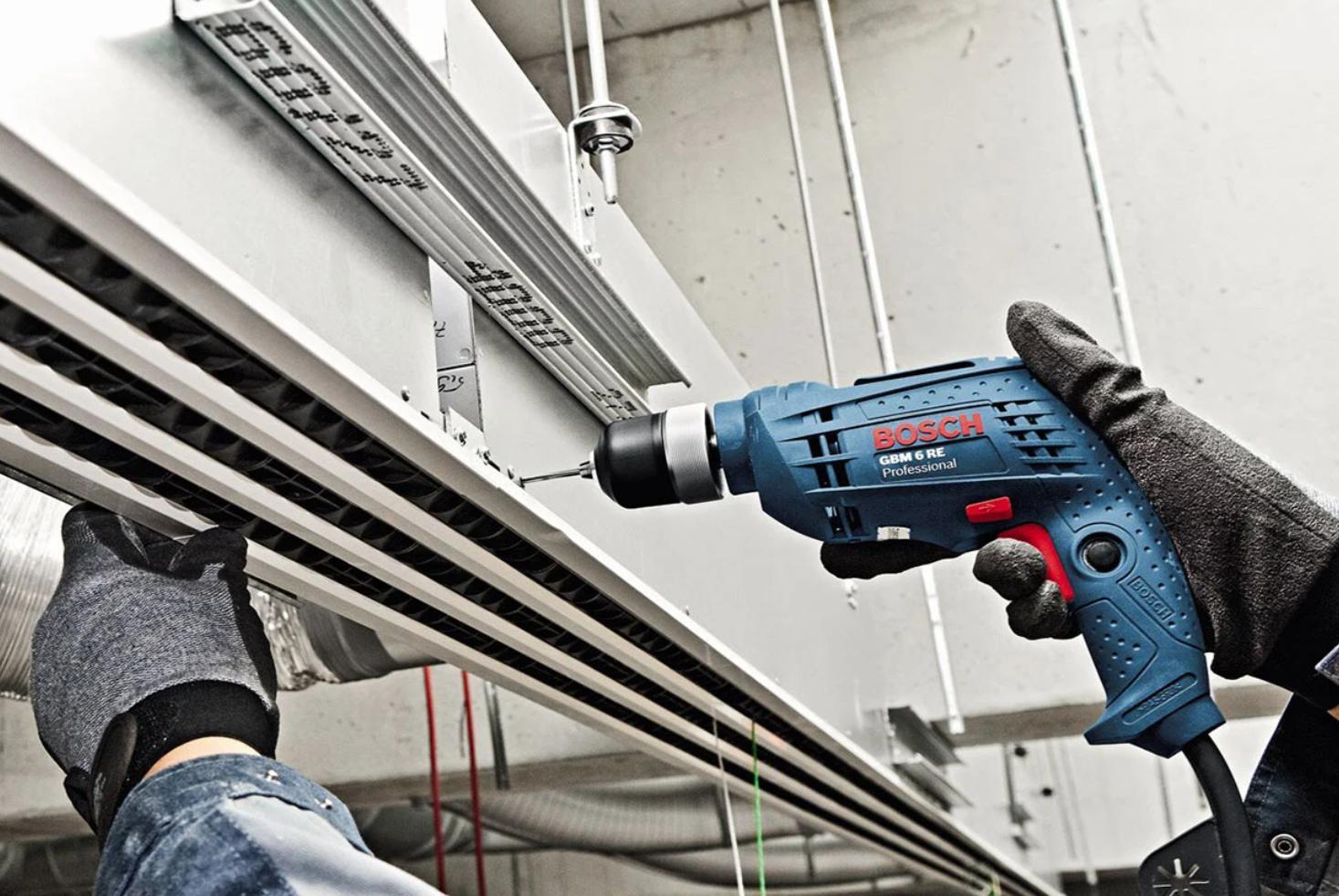 MÁY KHOAN 350W BOSCH GBM 6 RE - HÀNG CHÍNH HÃNG