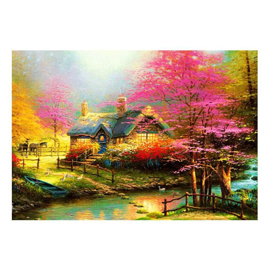 Handmade Diamond Embroidery, Full Drill, Rhinestone, 5D, DIY Diamond Painting Kit,Cross Stitch, Diamond Art Craft Painting Set, Home Wall Decoration, 30x40cm