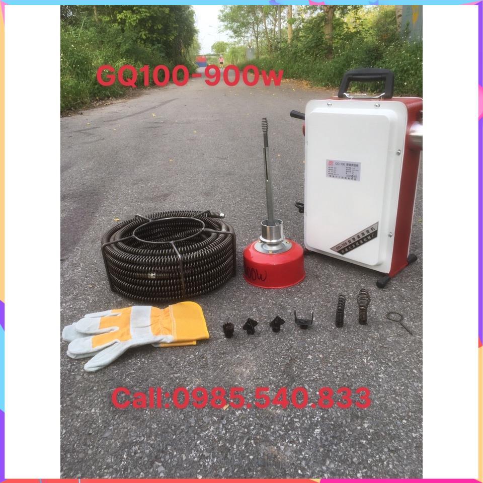 Máy thông cống LÒ XO GQ100 công xuất 900W