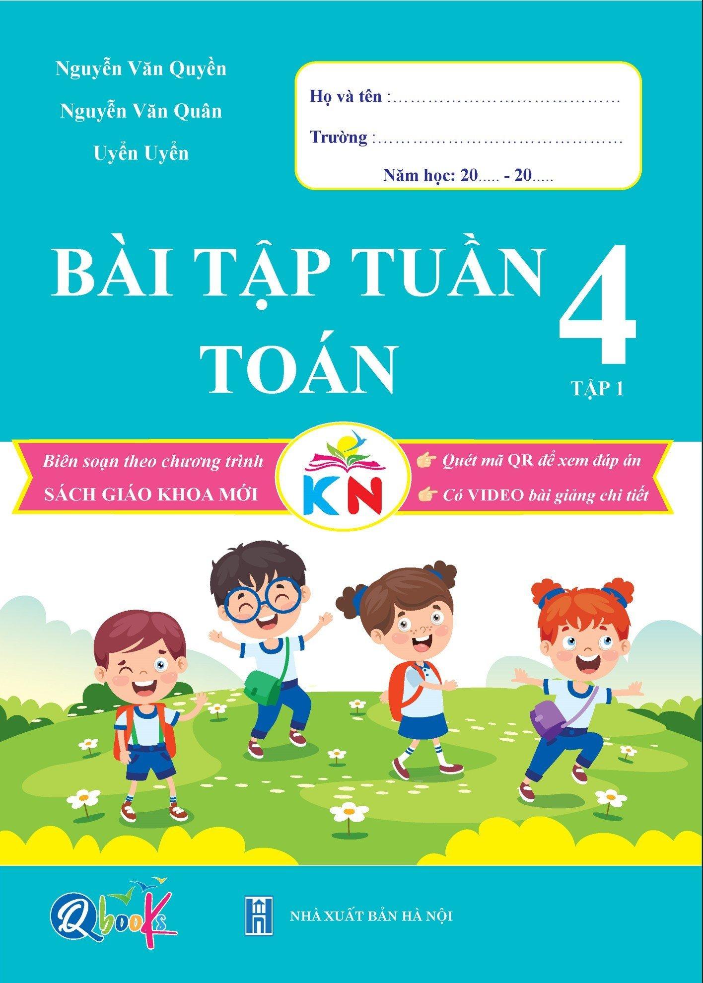 Sách Bài Tập Tuần Toán 4 - Tập 1 - Kết Nối Tri Thức Với Cuộc Sống - Bản Quyền