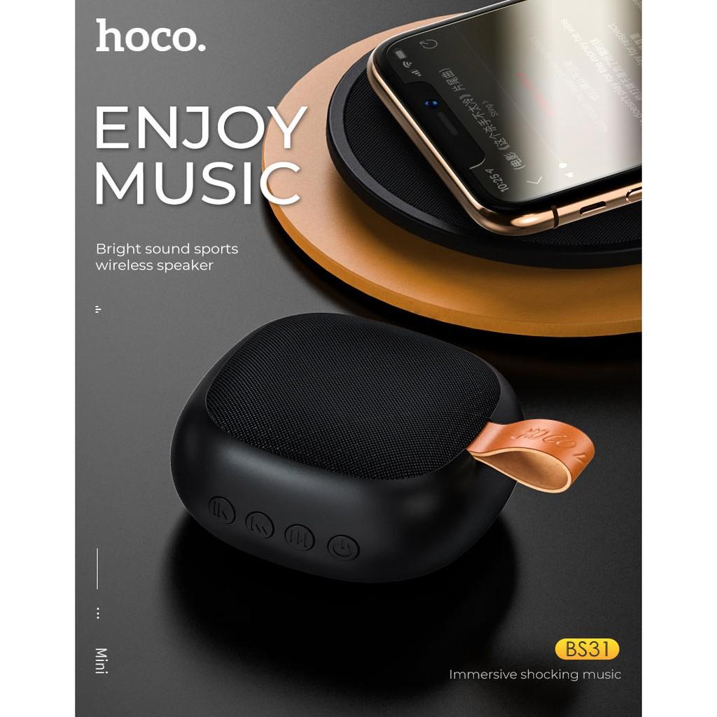 Loa Bluetooth mini dành cho Hoco BS31 Bright sound Wireless V4.2WT - Hàng chính hãng