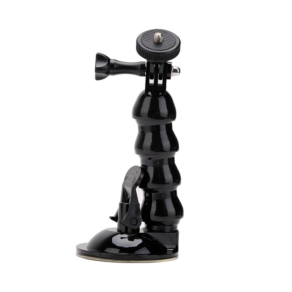 TELESIN Cửa Sổ Ô Tô Hút Linh Hoạt Cổ Ngỗng Nối Dài Ốp Cho GoPro 10 9 8 7 6 5 Insta360 Osmo Hành Động Điện Thoại Di Động