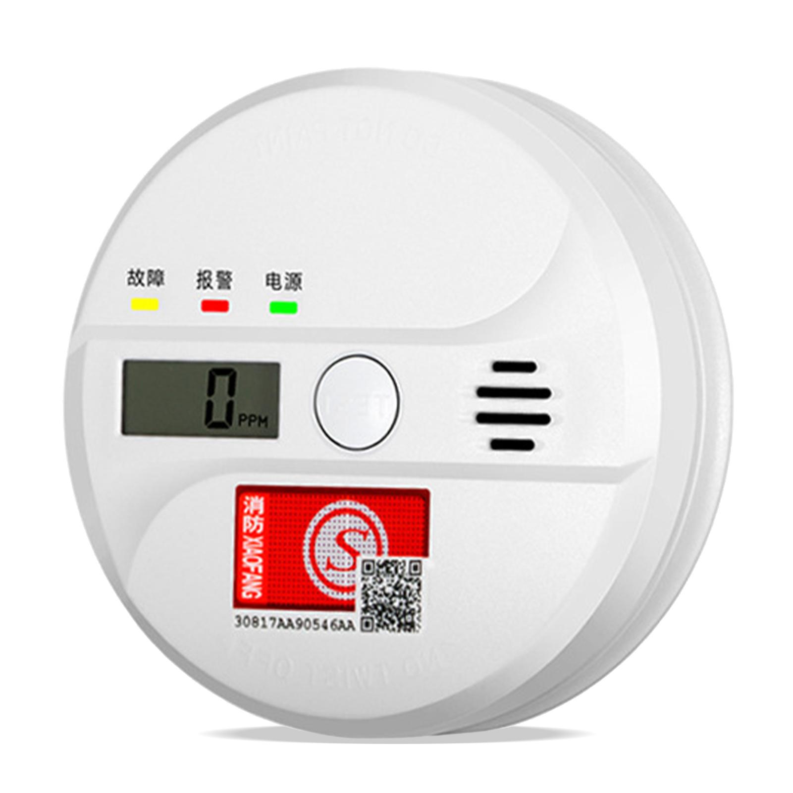 Máy dò Carbon Monoxide cho gia đình, nhà bếp, hiển thị màn hình kỹ thuật số