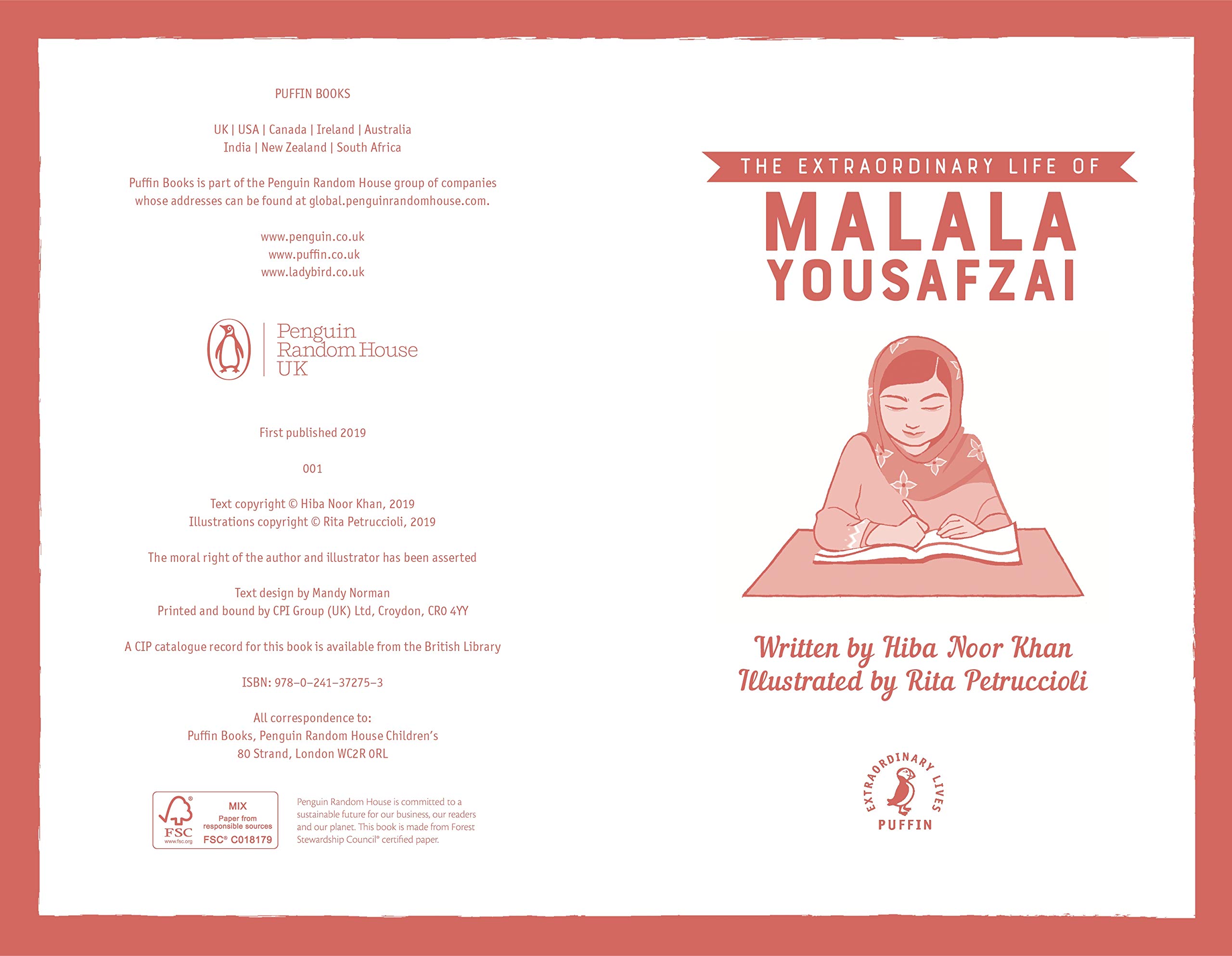 The Extraordinary Life of Malala Yousafzai (Extraordinary Lives)