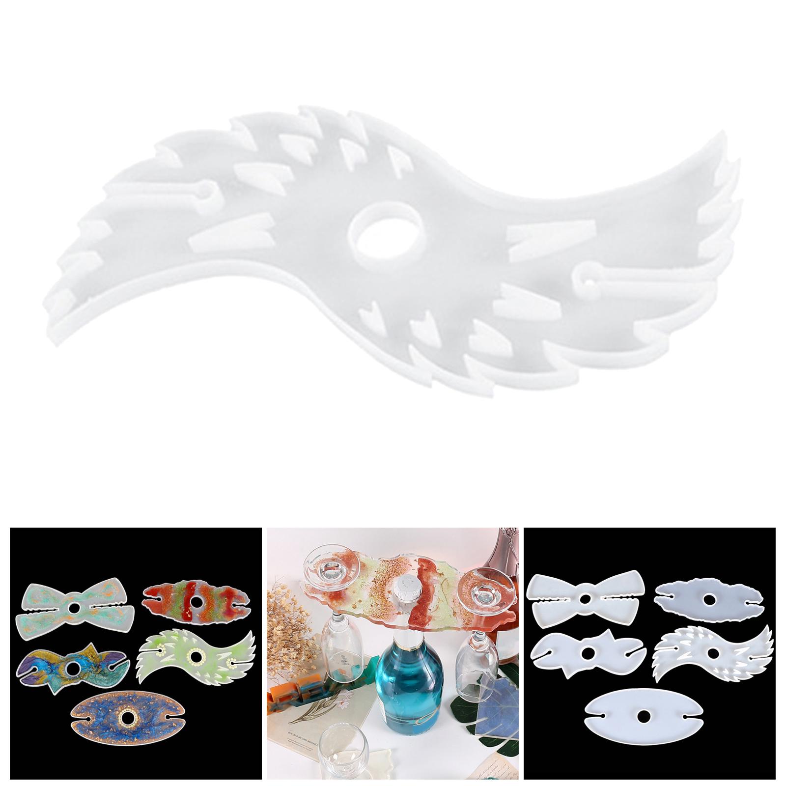 Wine Rack Cup Holder Resin Mold Wine Glass Bottle Tray Epoxy Resin Molds