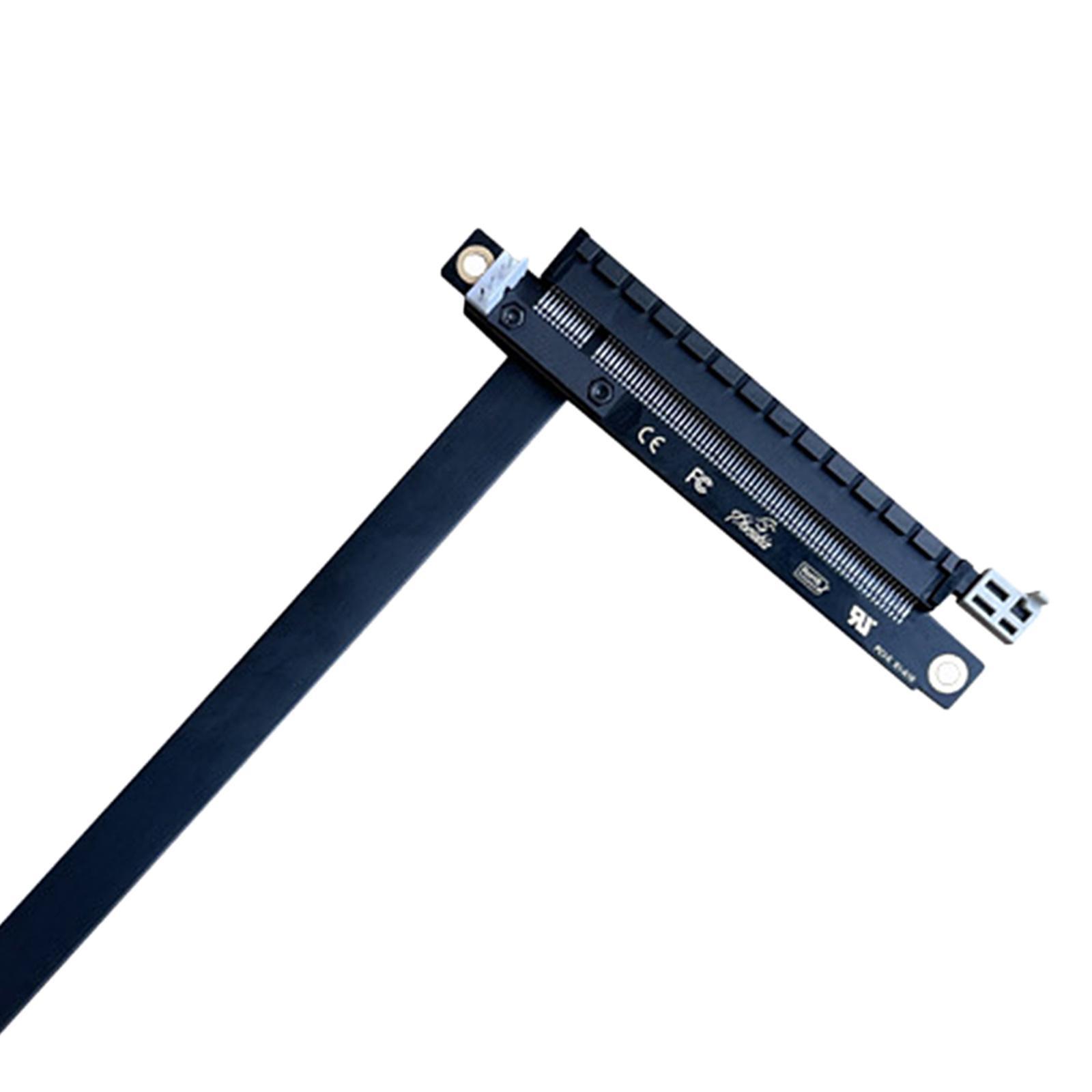 PCI-e 3.0 PCI Express Gen3 8Gbps 1X to 16X Extension Cable 180 Degree 20cm A