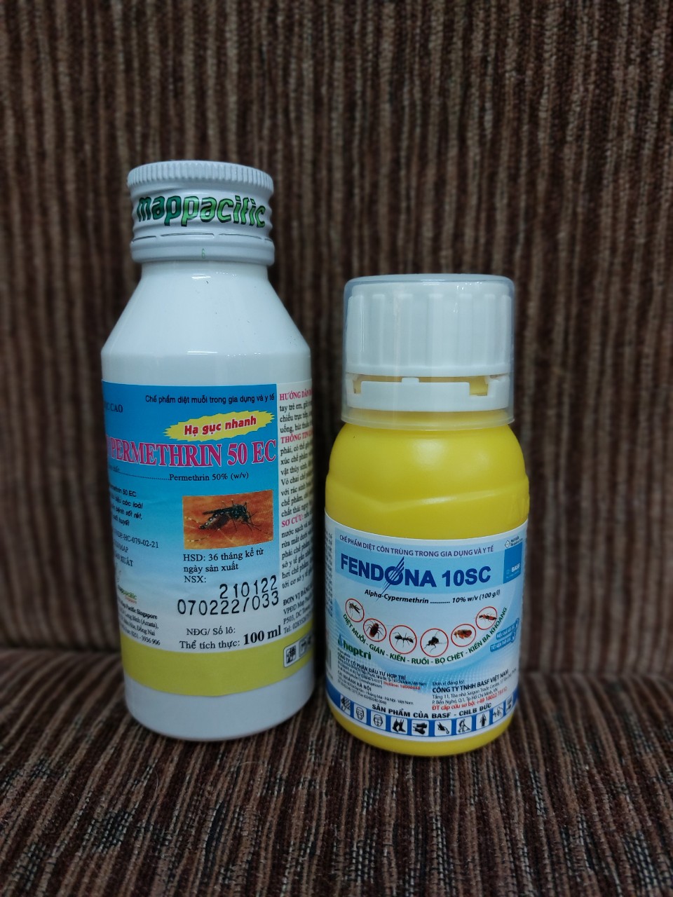 Combo xử lý muỗi, côn trùng MAP PERMETHRIN 100ML + FENDONA 50ML