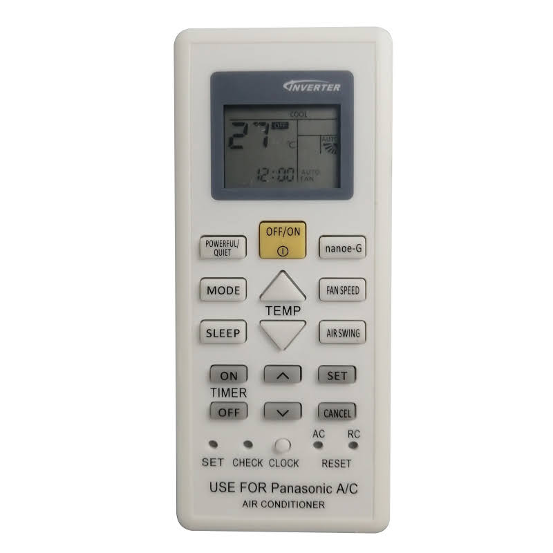 Điều Khiển Điều Hòa Panasonic Vàng Mới-Remote Máy Lạnh Panasonic Dòng PUxUKH, NxUKH