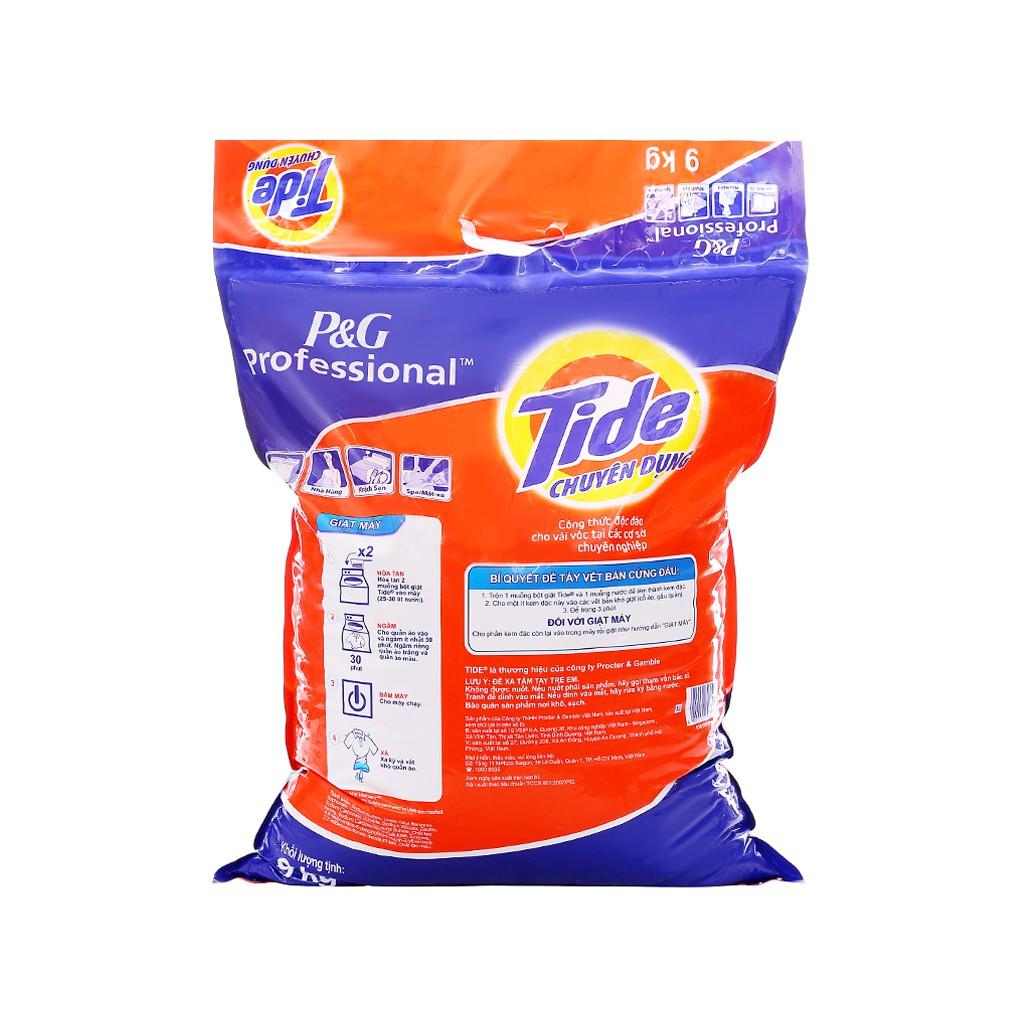 Bột giặt Tide Trắng sạch chuyên dụng 9KG