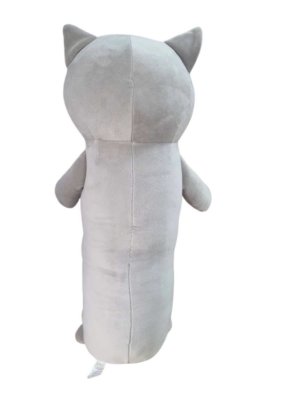 Gối ôm con cáo xám, mèo xám nhắm mắt siêu mềm đáng yêu (65cm) vải miniso mềm mịn êm ái hàng cao cấp