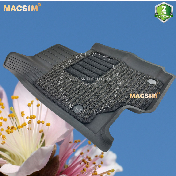 Thảm lót sàn ô tô 2 lớp cao cấp dành cho xe Mercedes Benz GLB 2020+ nhãn hiệu Macsim 3w