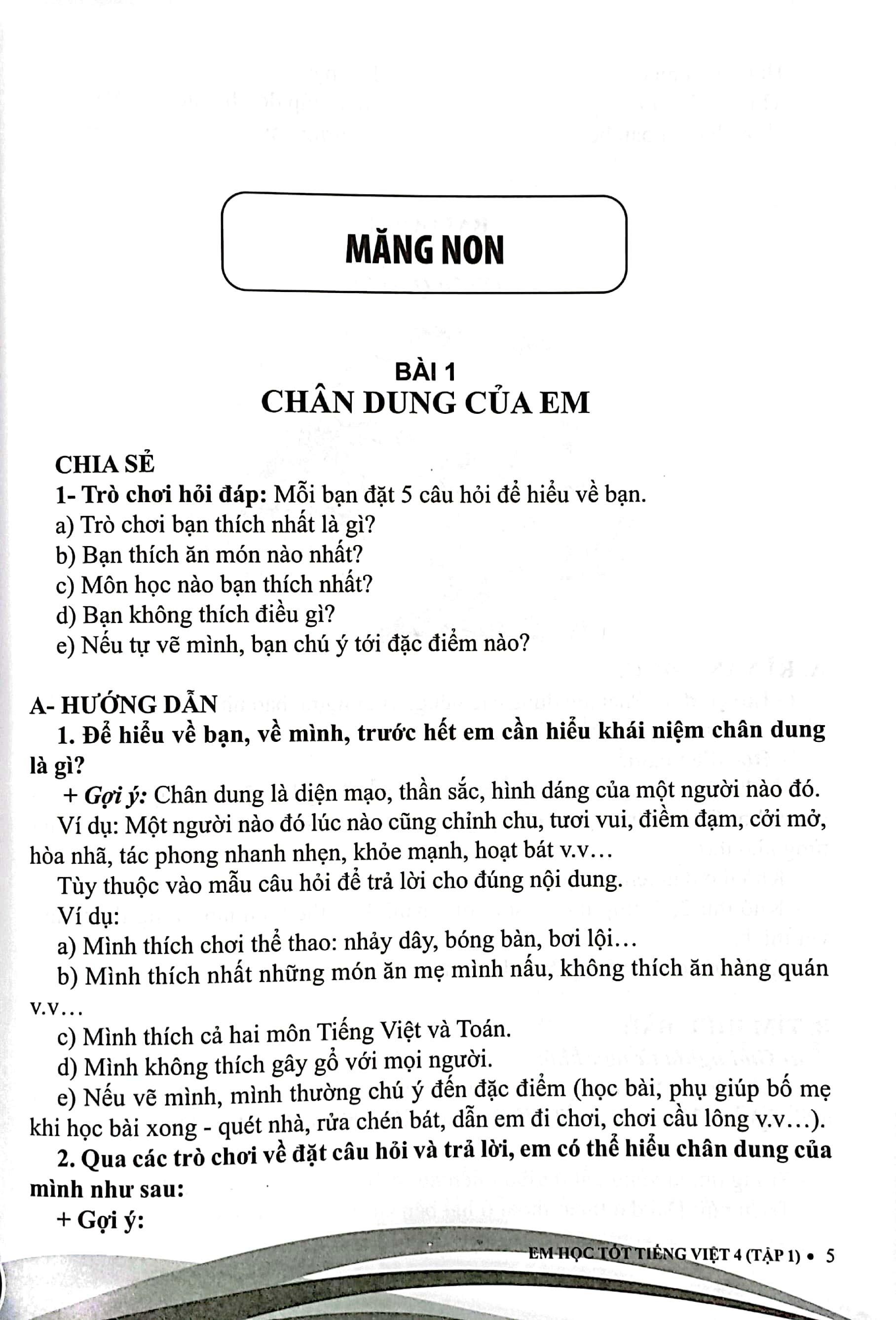Em Học Tốt Tiếng Việt 4 - Tập 1 - Hướng Dẫn Thực Hành Giao Tiếp
