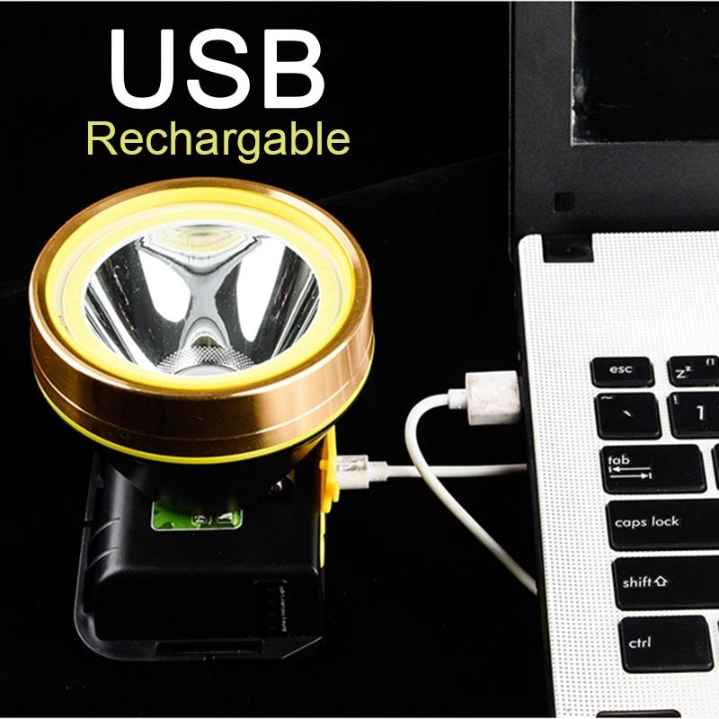 Đèn Led Đội Đầu Tiện Dụng Cho Câu Cá/Cắm Trại/Săn Bắn Ngoài Trời